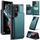 Per Samsung Galaxy S22 Ultra 5G CaseMe C22 Slot per schede Custodia per telefono antifurto RFID (blu verde) Per Samsung Galaxy S22 Ultra 5G CaseMe C22 Slot per schede Custodia per telefono antifurto RFID (blu verde)