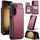 Custodia per telefono antifurto RFID per slot per schede CaseMe C22 per Samsung Galaxy S23+ 5G (vino rosso) Custodia per telefono antifurto RFID per slot per schede CaseMe C22 per Samsung Galaxy S23+ 5G (vino rosso)
