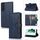 Custodia in pelle per telefono con slot per scheda Samsung Galaxy S22+ 5G (blu) Custodia in pelle per telefono con slot per scheda Samsung Galaxy S22+ 5G (blu)