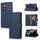 Custodia in pelle per telefono con slot per scheda Samsung Galaxy S22 Ultra 5G (blu) Custodia in pelle per telefono con slot per scheda Samsung Galaxy S22 Ultra 5G (blu)