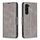 Per Samsung Galaxy S24+ 5G Custodia in pelle di agnello con texture in puro colore Flip (grigio) Per Samsung Galaxy S24+ 5G Custodia in pelle di agnello con texture in puro colore Flip (grigio)