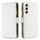 Per Samsung Galaxy S24+ 5G Custodia a portafoglio in pelle con cerniera a reticolo di diamanti (bianca) Per Samsung Galaxy S24+ 5G Custodia a portafoglio in pelle con cerniera a reticolo di diamanti (bianca)