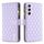 Per Samsung Galaxy S24+ 5G Custodia a portafoglio in pelle con cerniera a reticolo di diamanti (viola) Per Samsung Galaxy S24+ 5G Custodia a portafoglio in pelle con cerniera a reticolo di diamanti (viola)