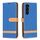 Custodia per telefono in pelle con texture denim color block per Samsung Galaxy S24+ 5G (blu reale) Custodia per telefono in pelle con texture denim color block per Samsung Galaxy S24+ 5G (blu reale)