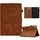 Custodia per tablet in pelle Smart Flip con sorriso in rilievo per Samsung Galaxy Tab A9 (marrone) Custodia per tablet in pelle Smart Flip con sorriso in rilievo per Samsung Galaxy Tab A9 (marrone)