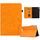 Custodia per tablet in pelle Smart Flip con sorriso in rilievo per Samsung Galaxy Tab A9 (cachi) Custodia per tablet in pelle Smart Flip con sorriso in rilievo per Samsung Galaxy Tab A9 (cachi)