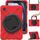 Custodia ibrida in silicone per tablet PC Samsung Galaxy Tab A9 con supporto e tracolla (rossa) Custodia ibrida in silicone per tablet PC Samsung Galaxy Tab A9 con supporto e tracolla (rossa)