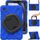 Custodia per tablet PC ibrida in silicone per Samsung Galaxy Tab A9 con supporto e tracolla (blu) Custodia per tablet PC ibrida in silicone per Samsung Galaxy Tab A9 con supporto e tracolla (blu)
