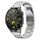 Per Huawei Watch GT4 46mm cinturino in metallo con tre perline in acciaio inossidabile (argento) Per Huawei Watch GT4 46mm cinturino in metallo con tre perline in acciaio inossidabile (argento)