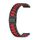 Per Huawei Watch GT4 46mm cinturino in metallo con tre perline in acciaio inossidabile (nero + rosso) Per Huawei Watch GT4 46mm cinturino in metallo con tre perline in acciaio inossidabile (nero + rosso)