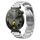 Per Huawei Watch GT4 cinturino in metallo con tre perline in acciaio inossidabile da 41 mm (argento) Per Huawei Watch GT4 cinturino in metallo con tre perline in acciaio inossidabile da 41 mm (argento)
