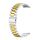 Per Huawei Watch GT4 cinturino in metallo con tre perline in acciaio inossidabile da 41 mm (argento + oro) Per Huawei Watch GT4 cinturino in metallo con tre perline in acciaio inossidabile da 41 mm (argento + oro)