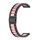 Per Huawei Watch GT4 cinturino in metallo con tre perline in acciaio inossidabile da 41 mm (nero + rosa) Per Huawei Watch GT4 cinturino in metallo con tre perline in acciaio inossidabile da 41 mm (nero + rosa)