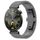 Per Huawei Watch GT4 41mm Cinturino in metallo con fibbia a farfalla in acciaio inossidabile con perline (grigio)