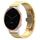 Per Garmin Vivoactive 4S cinturino per orologio in metallo con fibbia a farfalla in acciaio inossidabile (oro) Per Garmin Vivoactive 4S cinturino per orologio in metallo con fibbia a farfalla in acciaio inossidabile (oro)