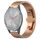 Per Garmin Vivomove 3S cinturino per orologio in metallo con fibbia a farfalla in acciaio inossidabile (oro rosa)