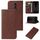 Custodia per telefono in pelle con chiusura magnetica per Ulefone Armor X12 (marrone) Custodia per telefono in pelle con chiusura magnetica per Ulefone Armor X12 (marrone)