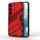 Per Samsung Galaxy S24 5G Punk Armor 2 in 1 PC + custodia per telefono antiurto in TPU con supporto invisibile (rosso)