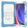 Per Samsung Galaxy Tab A9+ Custodia in silicone + tablet PC con tracolla (blu ciano) Per Samsung Galaxy Tab A9+ Custodia in silicone + tablet PC con tracolla (blu ciano)
