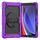 Per Samsung Galaxy Tab A9+ Custodia in silicone + tablet PC con tracolla (viola) Per Samsung Galaxy Tab A9+ Custodia in silicone + tablet PC con tracolla (viola)