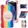 Per Samsung Galaxy Tab A9 Maniglia rotante TPU + custodia per tablet PC (rosso colorato) Per Samsung Galaxy Tab A9 Maniglia rotante TPU + custodia per tablet PC (rosso colorato)