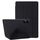 Per Xiaomi Redmi Pad SE Custodia per tablet in pelle siliconica con deformazione (nera) Per Xiaomi Redmi Pad SE Custodia per tablet in pelle siliconica con deformazione (nera)