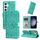 Custodia per telefono in pelle girasole goffrata per Samsung Galaxy S24 (verde) Custodia per telefono in pelle girasole goffrata per Samsung Galaxy S24 (verde)