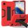 Custodia per tablet PC in silicone a colori a contrasto per Samsung Galaxy Tab A9 con supporto (rosso + nero) Custodia per tablet PC in silicone a colori a contrasto per Samsung Galaxy Tab A9 con supporto (rosso + nero)