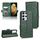 Per Samsung Galaxy S21 Ultra 5G Custodia in pelle a triangolo simmetrico (verde) Per Samsung Galaxy S21 Ultra 5G Custodia in pelle a triangolo simmetrico (verde)