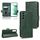 Per Samsung Galaxy S22 5G Custodia in pelle a triangolo simmetrico (verde) Per Samsung Galaxy S22 5G Custodia in pelle a triangolo simmetrico (verde)