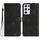 Custodia in pelle per Samsung Galaxy S21 Ultra 5G con motivo a cuore (nero) Custodia in pelle per Samsung Galaxy S21 Ultra 5G con motivo a cuore (nero)