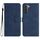 Custodia in pelle per Samsung Galaxy S22 5G con motivo a cuore (blu reale) Custodia in pelle per Samsung Galaxy S22 5G con motivo a cuore (blu reale)