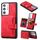 Per Samsung Galaxy S21 Ultra 5G Skin Feel Dream Pennello antifurto Custodia antiurto portatile per scheda di pelle (rosso) Per Samsung Galaxy S21 Ultra 5G Skin Feel Dream Pennello antifurto Custodia antiurto portatile per scheda di pelle (rosso)