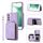 Per Samsung Galaxy S22 5G Zipper Card Bag Cover posteriore Custodia per telefono (viola) Per Samsung Galaxy S22 5G Zipper Card Bag Cover posteriore Custodia per telefono (viola)