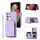 Per Samsung Galaxy S21 Ultra 5G Zipper Card Bag Cover posteriore Custodia per telefono (viola) Per Samsung Galaxy S21 Ultra 5G Zipper Card Bag Cover posteriore Custodia per telefono (viola)