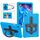 Per Samsung Galaxy Tab A9+ Shield 360 Maniglia con rotazione Custodia antiurto per PC EVA antiurto (blu nero) Per Samsung Galaxy Tab A9+ Shield 360 Maniglia con rotazione Custodia antiurto per PC EVA antiurto (blu nero)