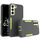 Per Samsung Galaxy S22 5G 2 in 1 custodia magnetica per PC + TPU (grigio + verde fluorescente) Per Samsung Galaxy S22 5G 2 in 1 custodia magnetica per PC + TPU (grigio + verde fluorescente)