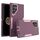 Per Samsung Galaxy S22 Ultra 5G 2 in 1 custodia magnetica per PC + TPU (viola rosso+rosa)