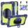 Custodia per tablet in silicone a contrasto per PC con rotazione a 360 gradi per Honor Pad X8 (blu navy + giallo verde) Custodia per tablet in silicone a contrasto per PC con rotazione a 360 gradi per Honor Pad X8 (blu navy + giallo verde)