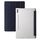 Per Samsung Galaxy Tab S9+ Custodia per tablet in pelle con deformazione acrilica trasparente (blu scuro) Per Samsung Galaxy Tab S9+ Custodia per tablet in pelle con deformazione acrilica trasparente (blu scuro)