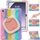 Per Samsung Galaxy Tab A9+ Custodia ibrida in silicone per tablet PC con supporto e tracolla (rosa colorato) Per Samsung Galaxy Tab A9+ Custodia ibrida in silicone per tablet PC con supporto e tracolla (rosa colorato)