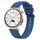 Per Huawei Watch GT4 41mm Modello di pneumatico Cinturino in silicone con fibbia argentata (blu) Per Huawei Watch GT4 41mm Modello di pneumatico Cinturino in silicone con fibbia argentata (blu)