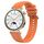 Per Huawei Watch GT4 41mm Modello di pneumatico Cinturino in silicone con fibbia argentata (arancione)