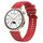 Per Huawei Watch GT4 41mm Modello di pneumatico Cinturino in silicone con fibbia argentata (rosso) Per Huawei Watch GT4 41mm Modello di pneumatico Cinturino in silicone con fibbia argentata (rosso)