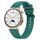 Per Huawei Watch GT4 41mm Modello di pneumatico Cinturino in silicone con fibbia argentata (verde scuro) Per Huawei Watch GT4 41mm Modello di pneumatico Cinturino in silicone con fibbia argentata (verde scuro)