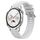 Per Huawei Watch GT4 46mm Modello di pneumatico Cinturino in silicone con fibbia argentata (bianco) Per Huawei Watch GT4 46mm Modello di pneumatico Cinturino in silicone con fibbia argentata (bianco)