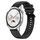 Per Huawei Watch GT4 46mm Modello di pneumatico Cinturino in silicone con fibbia argentata (nero) Per Huawei Watch GT4 46mm Modello di pneumatico Cinturino in silicone con fibbia argentata (nero)