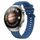 Per Huawei Watch 4 cinturino in silicone con fibbia in argento modello pneumatico (blu) Per Huawei Watch 4 cinturino in silicone con fibbia in argento modello pneumatico (blu)