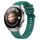 Per Huawei Watch 4 cinturino in silicone con motivo pneumatico con fibbia argentata (verde scuro) Per Huawei Watch 4 cinturino in silicone con motivo pneumatico con fibbia argentata (verde scuro)