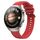 Per Huawei Watch 4 Pro Modello di pneumatico Cinturino in silicone con fibbia argentata (rosso) Per Huawei Watch 4 Pro Modello di pneumatico Cinturino in silicone con fibbia argentata (rosso)